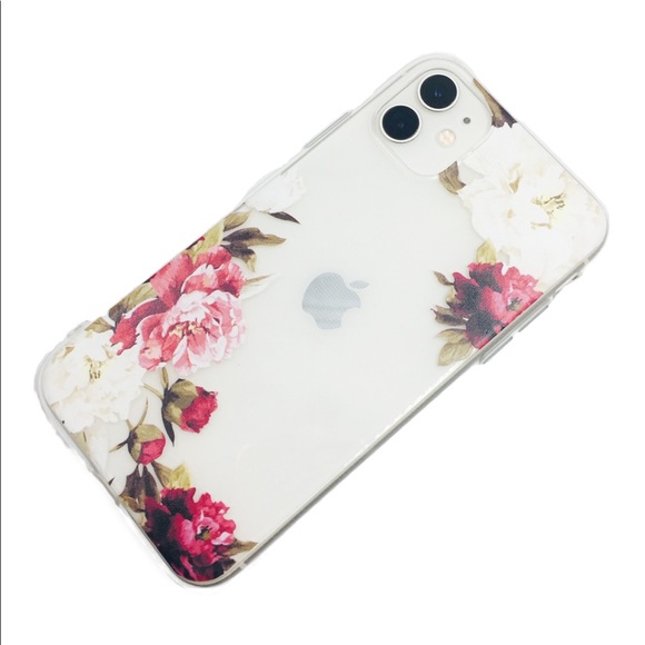 2/$10 iPhone 11 Pro Max Case Clear Floral Case - Picture 7 of 9